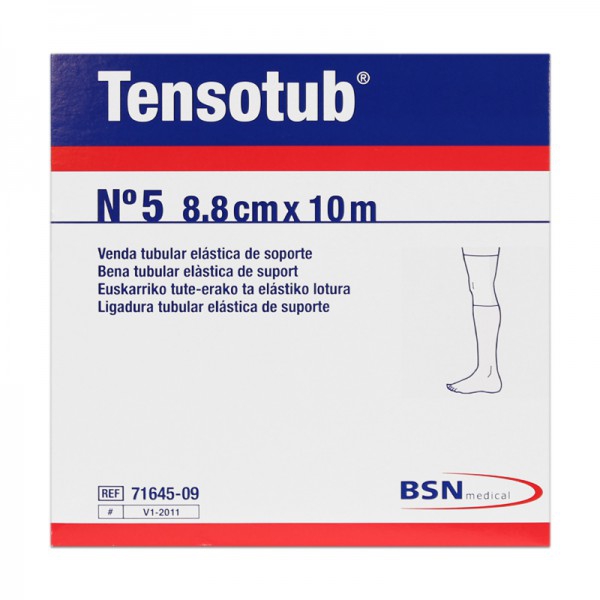 Tensotub gambe No.5 e ginocchia: tubolare bendaggio elastico leggera compressione (8,8 cm x 10 metri)